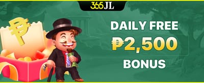 OkPlay PH Casino promotional banner featuring Daily Free Bonus